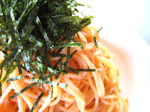 辛子明太子のスパゲッティ・・・