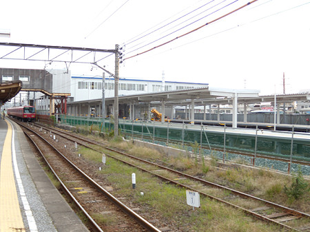 工事が進む太田川駅