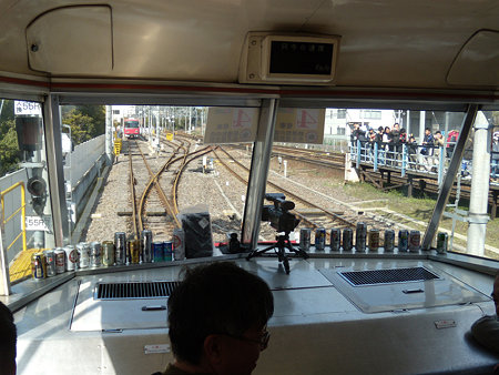 7011F7012展望席@聚楽園留置線停車中