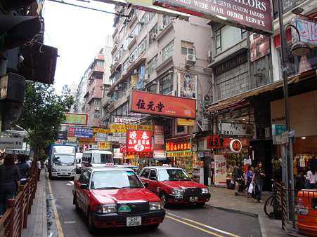 香港の町中