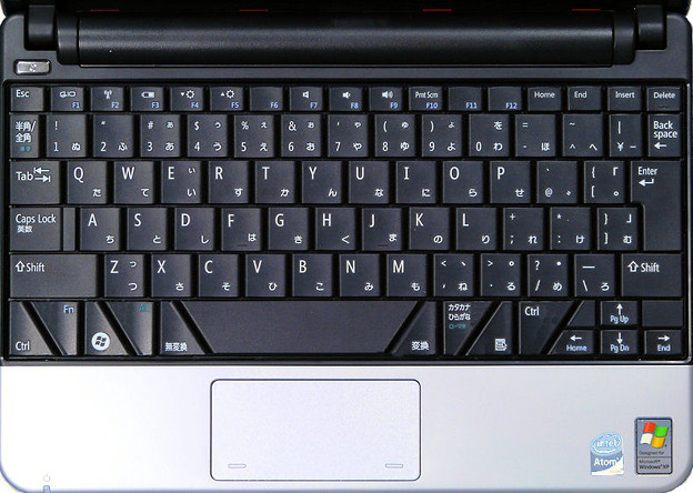 DELL Inspiron Mini 10キーボード案
