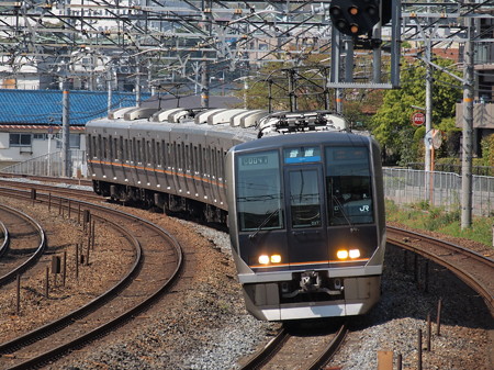 321系普通 東海道本線サントリーカーブ
