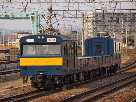 クモル145系回送 東海道本線岸部駅1