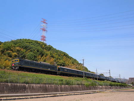 EF81 トワイライトエクスプレス 東海道本線島本~高槻