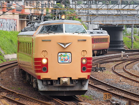485系仙山線さくらんぼ号 東北本線仙台総合車両センター~仙台02