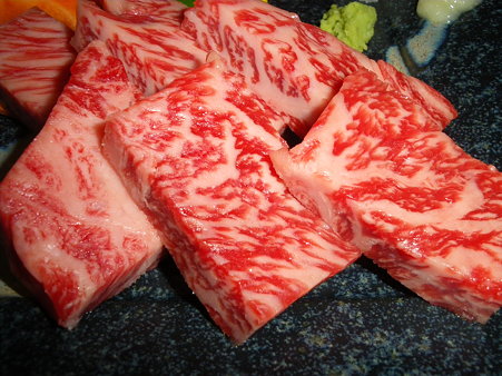 前沢牛のステーキ