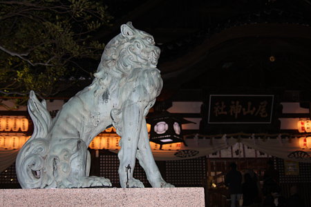 尾山神社の狛犬