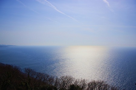 猿山岬灯台から　日本海