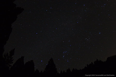 cold night with glittering stars 04