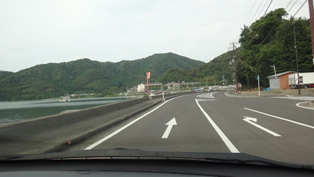 海が見えた