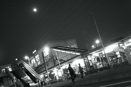 駅舎夜景