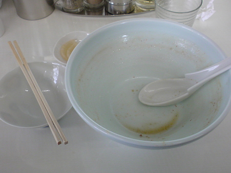 眞麺穂高　完食