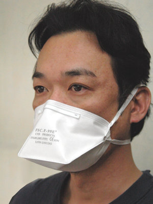 アヒル型マスク
