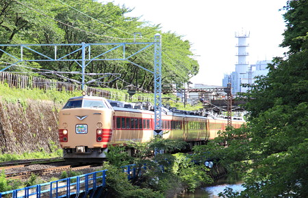 485系仙山線さくらんぼ号霞城公園３