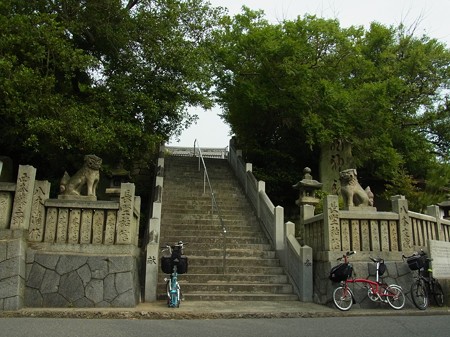 龍神社にて