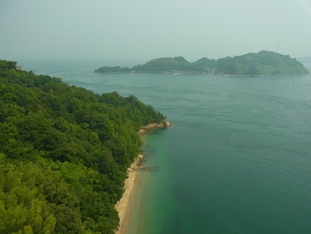 来島海峡大橋からのながめ