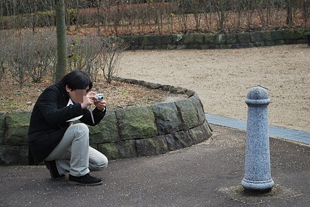 伯爵の激写シーン