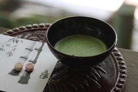 2009.03.21　報国寺　竹林のお茶席