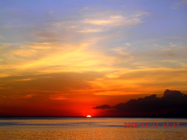 マニラ湾夕陽