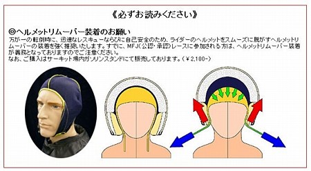 ヘルメットリムーバー