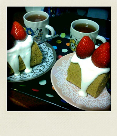 簡易ショートケーキ