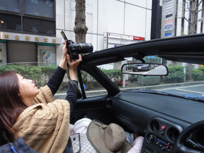 新宿で軽井沢へ出発するマリナーブルーを撮影